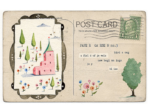 Illustrated Postcard